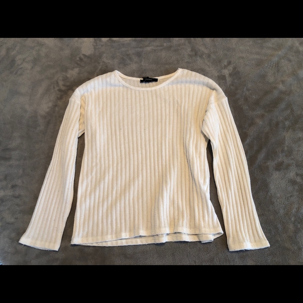 Forever 21 basic white long sleeve
